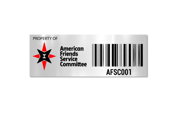 Aluminium asset tags