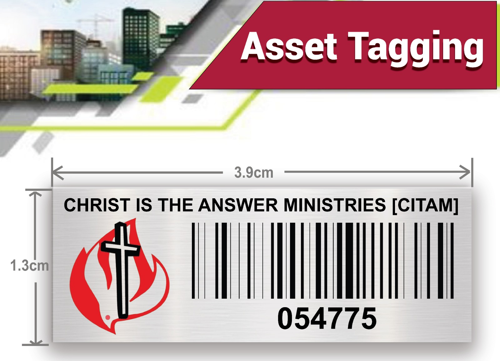 Anodized asset tags