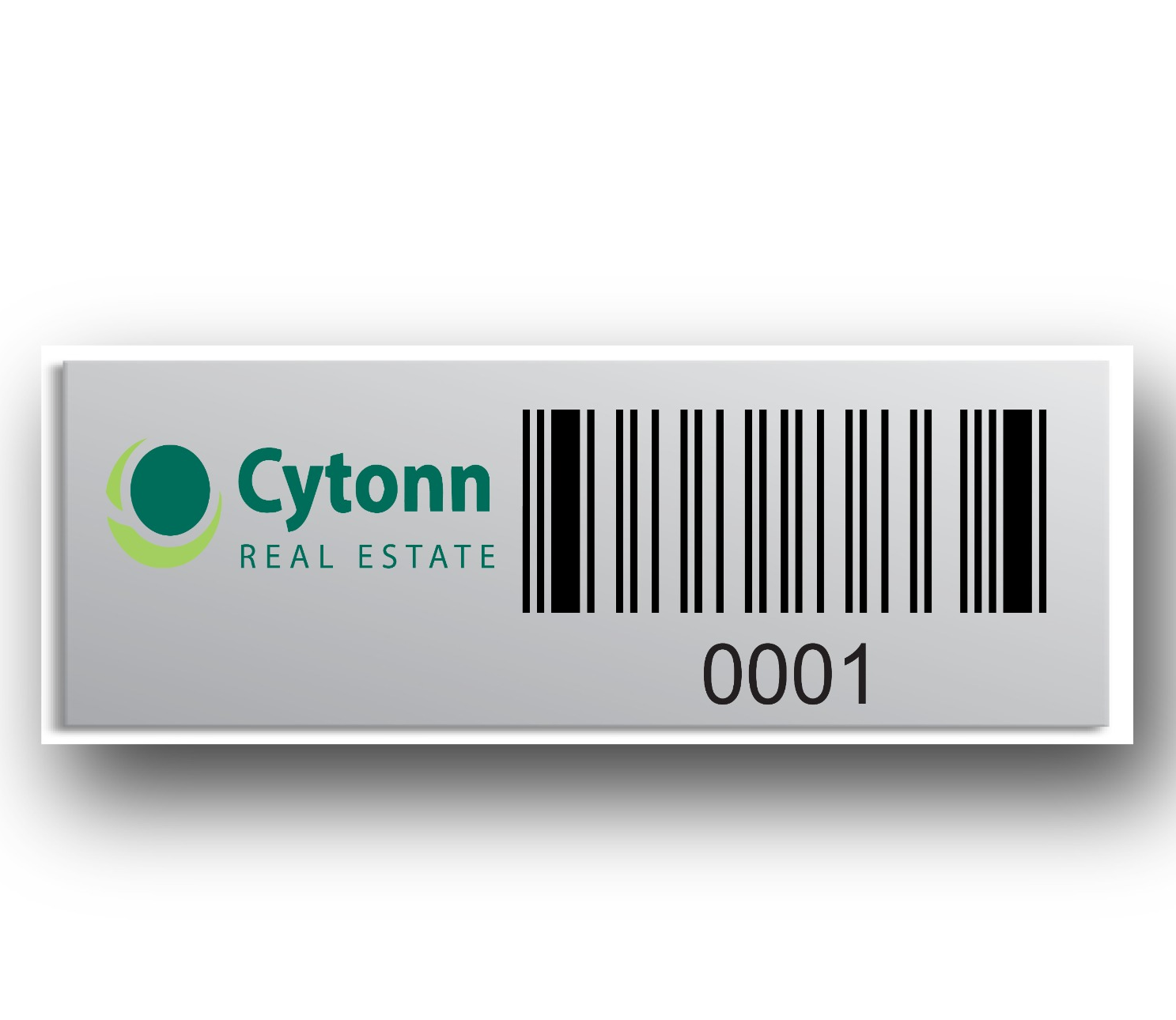 Barcode asset tags with Adhesive