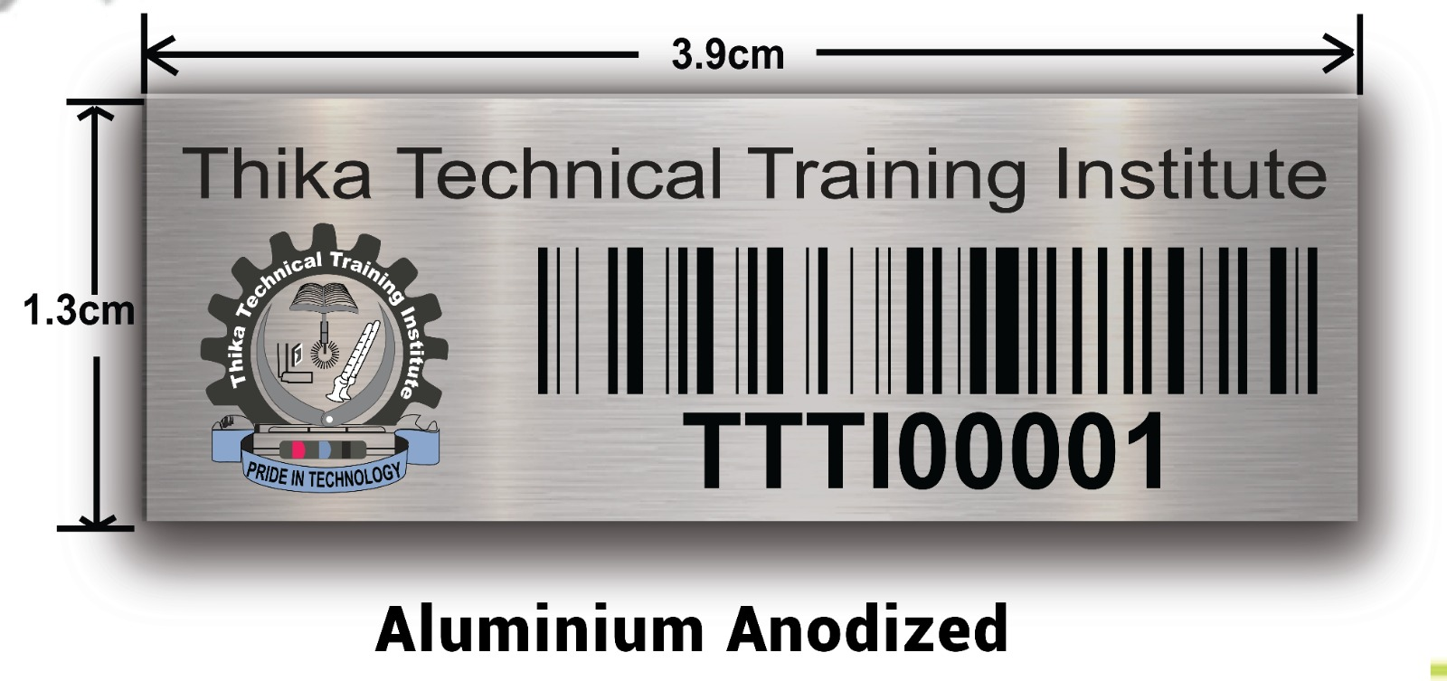 Acetone activated asset tags