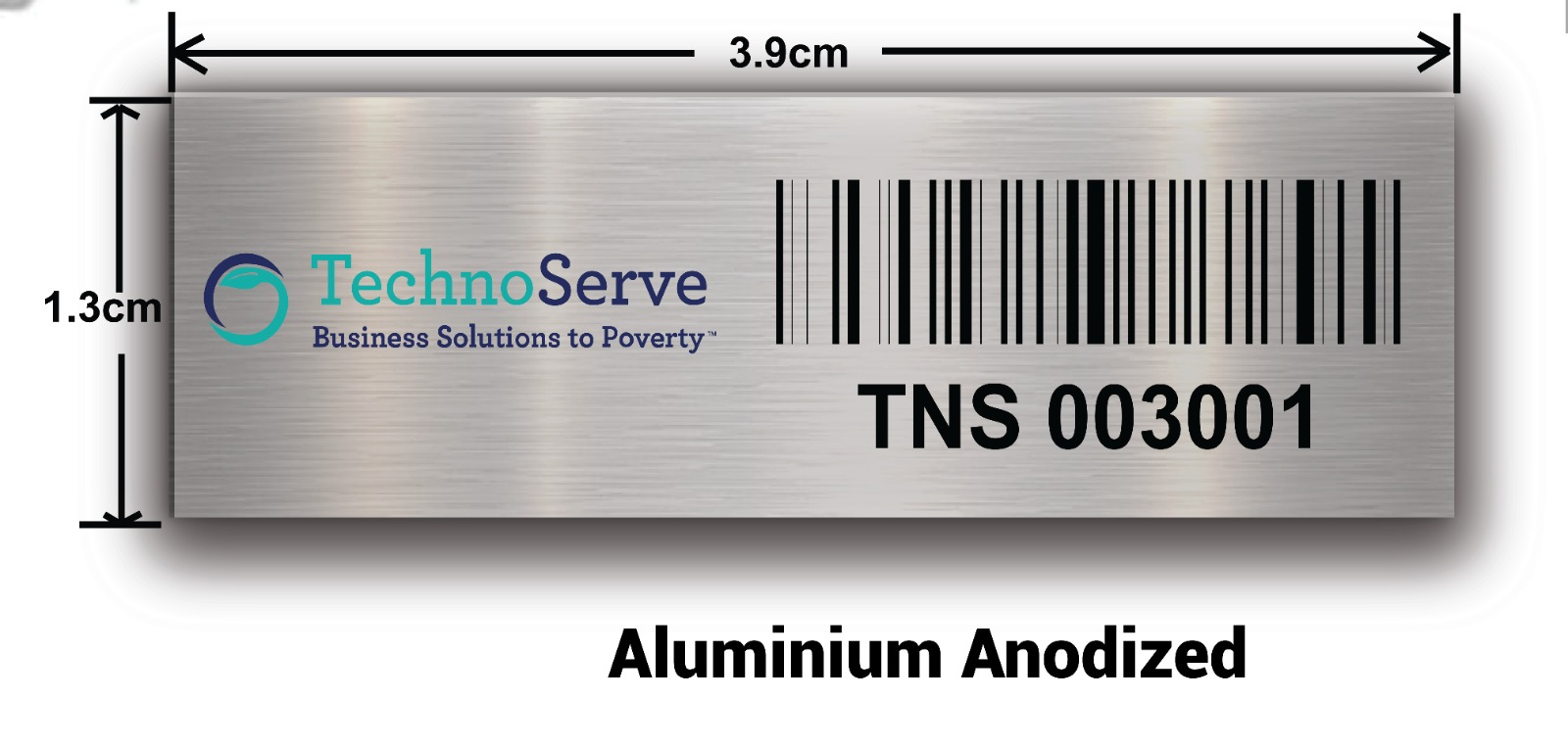 Aluminium asset tags