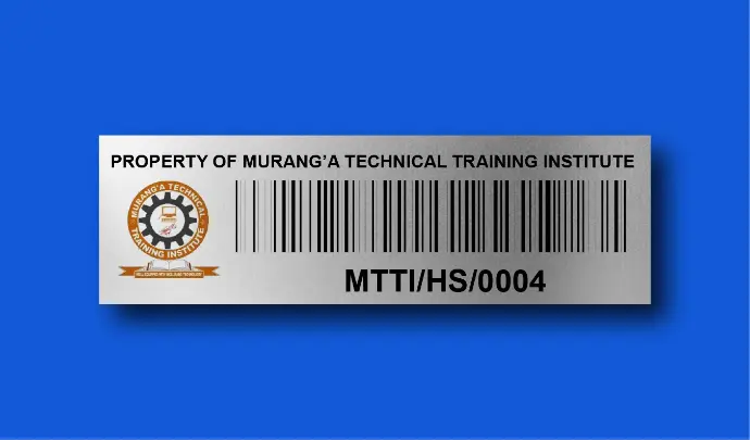 permanent asset tags