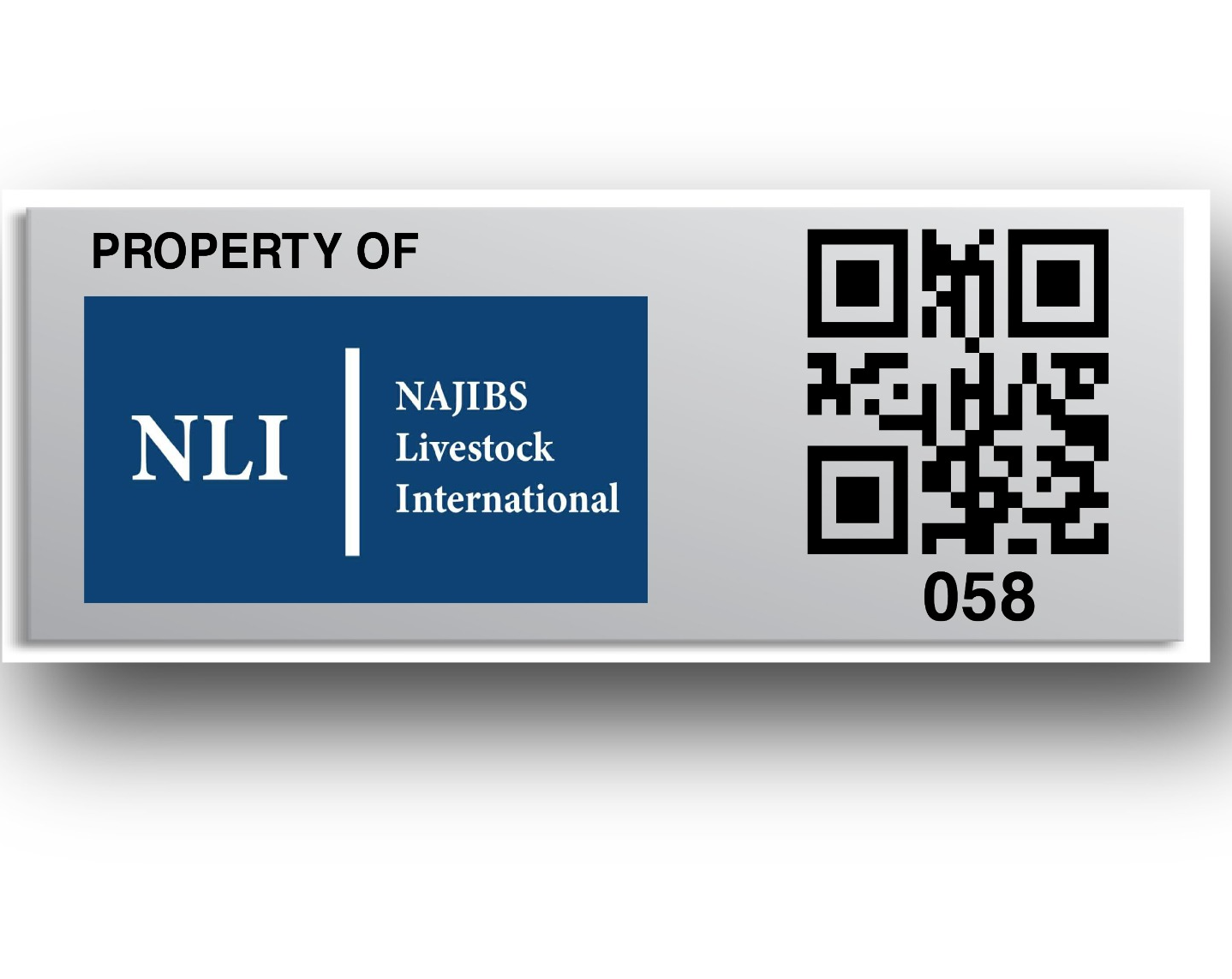 barcode asset tag