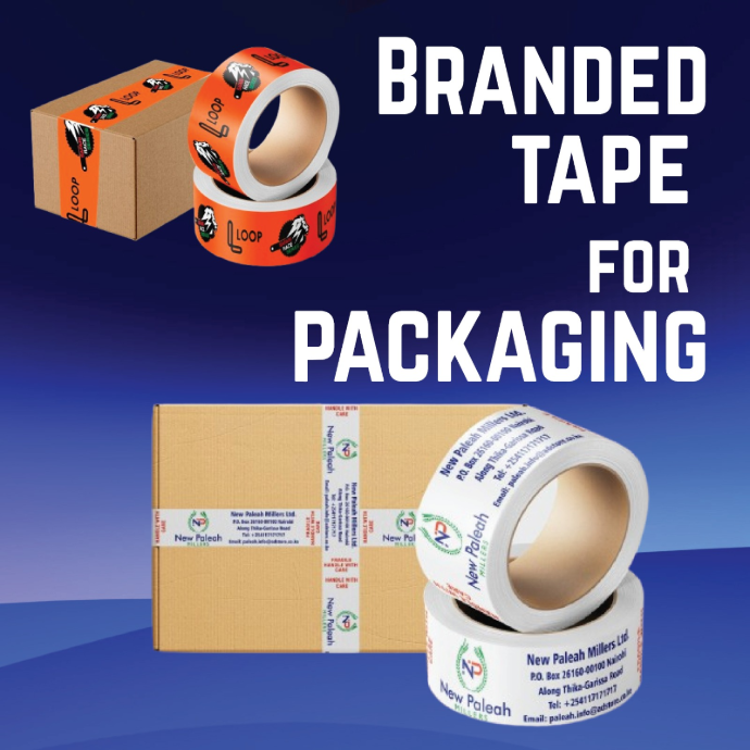 Printed packaging tape